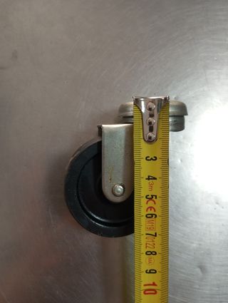 4 Ruedas Giratorias Negras