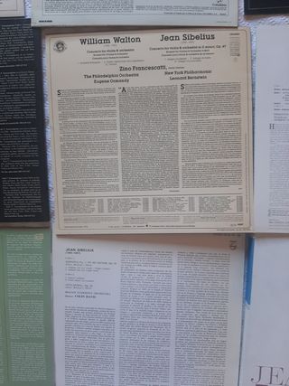 Vinilos. Sibelius, Smetana, Walton.4 - 7 / vinilo
