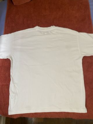 Camiseta Zara blanca básica niño