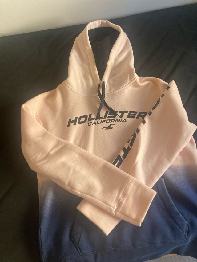 Sudadera Hollister Rosa Degradada