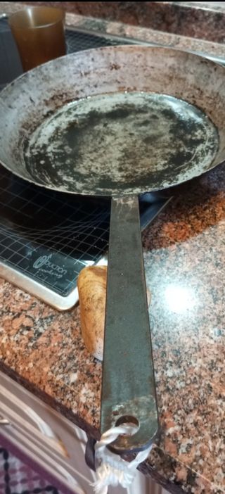 Sartén de hierro vintage años 60