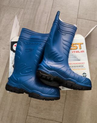 Botas de agua COFRA hombre seguridad azul