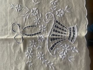 Toalha de altar/Peseira bordada