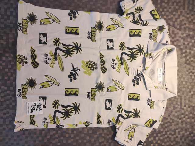 Lote 4 polos verano niño T. 13-14