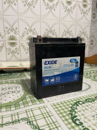 Batería Moto Exide AGM 14Ah ETX16-BS