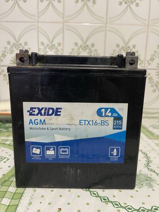 Batería Moto Exide AGM 14Ah ETX16-BS