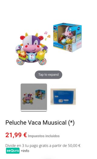 Vaca musical Vtech