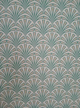Retal papel pintado diseño abanico