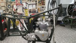 Triumph 650 Pre Unit Steve McQueen