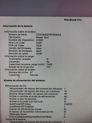 MacBook Pro Retina 2015 Plata