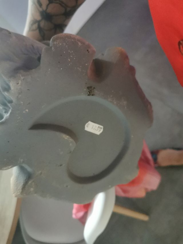 Maceta Macho Cabrío Porcelana Marrón