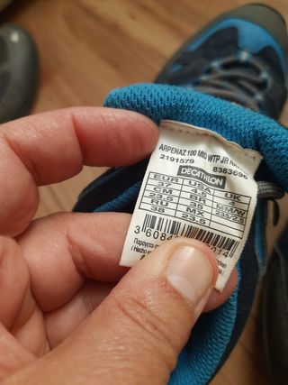 Botas de montaña niño/a Talla 37