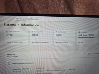 Portatil Acer ASPIRE-315 + Monitor Acer v247y E0