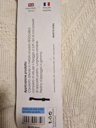 Cavalletto bici regolabile