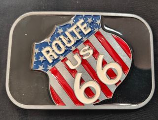 Hebilla Cinturón Ruta 66 USA
