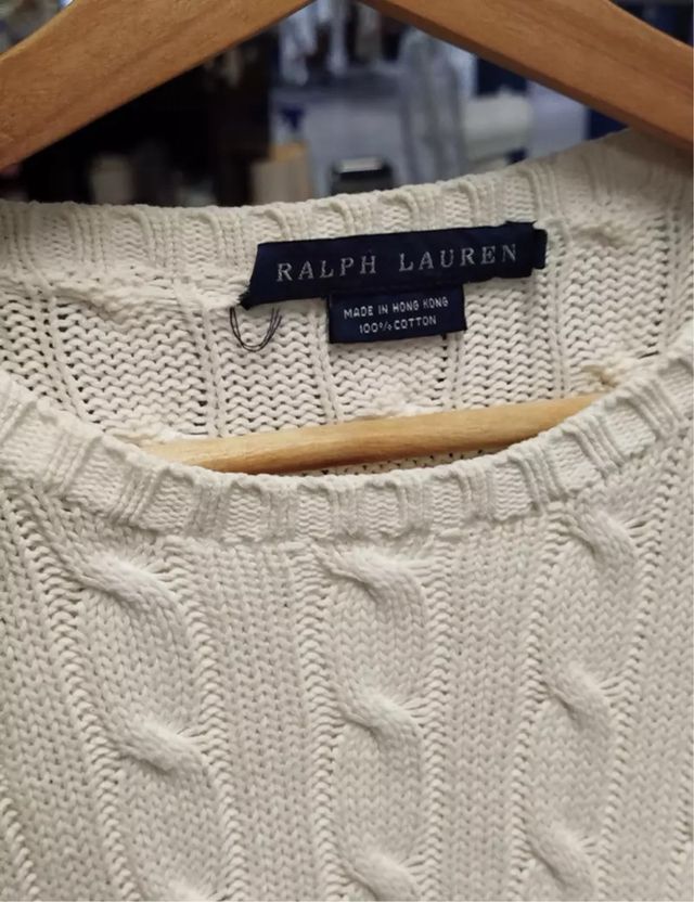 Jersey Ralph Lauren Mujer Blanco