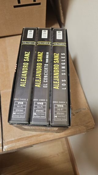 Cinta VHS Alejandro Sanz - Los Videos