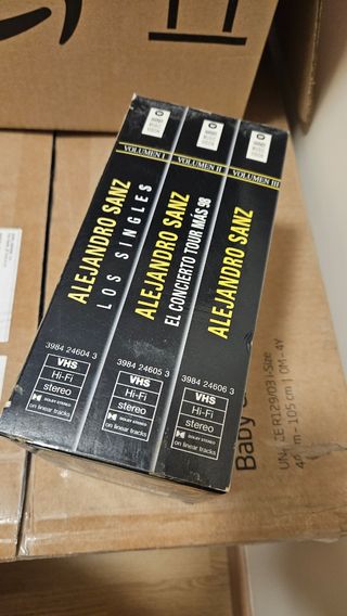 Cinta VHS Alejandro Sanz - Los Videos