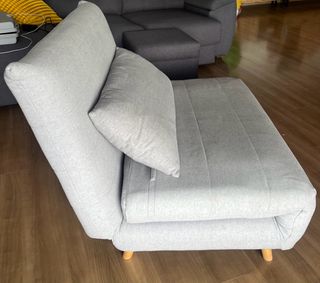 Sofá Cama 1 Plaza Gris