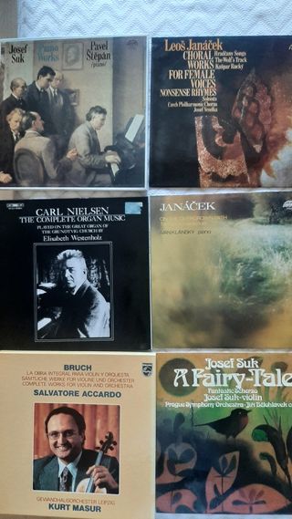 Vinilos: Janacek, Suk, Smetana