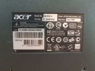 Pantalla Acer 19 AL1916