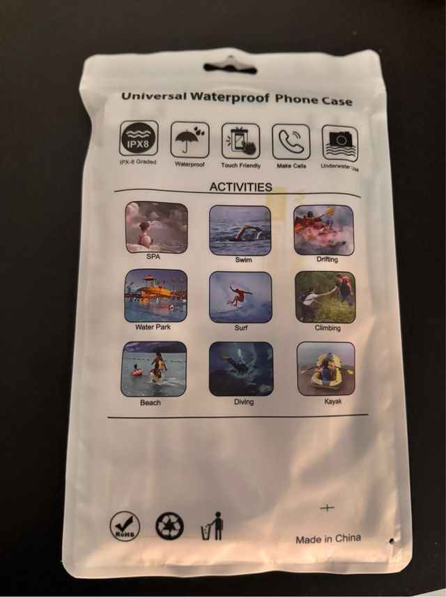 Funda impermeable flotante para móvil