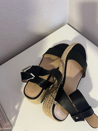 Sandalias de cuña Lefties talla 37