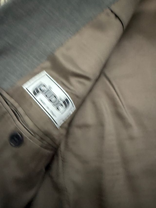 Giacca 100% Lana Grigia Taglia 52