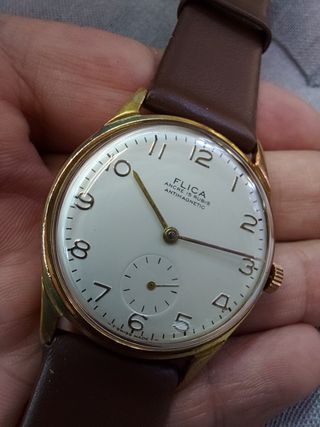 Reloj Flica Suizo Mecánico Antiguo