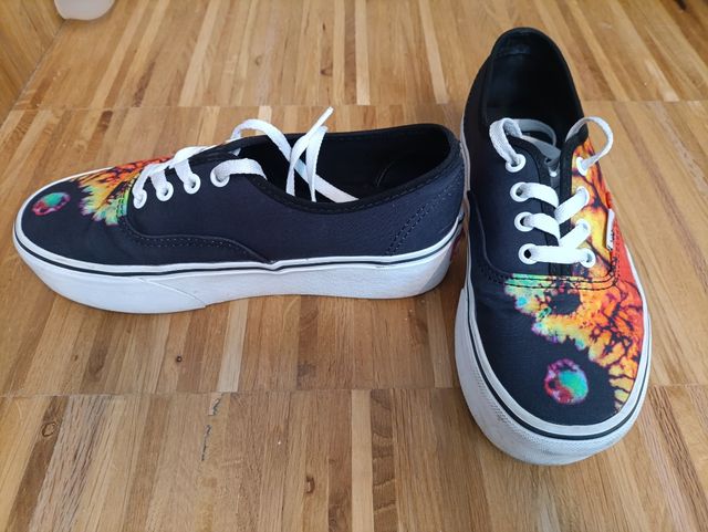 Vans Multicolor Tie-Dye Plataforma