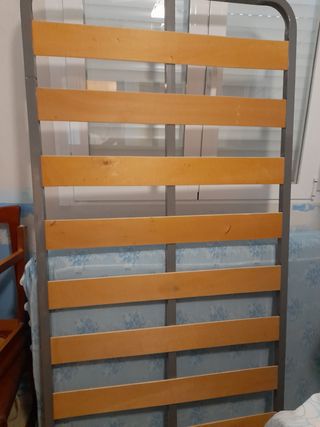 Somier 90x190cm Madera y Metal