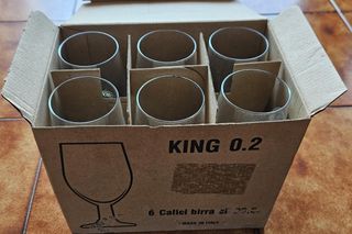 Baffo d'Oro - Lotto 6 Bicchieri Calice Logo