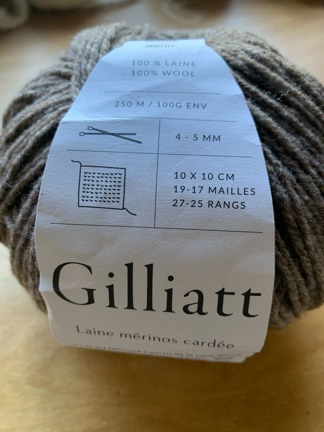 Ovillo lana Merino Gilliatt