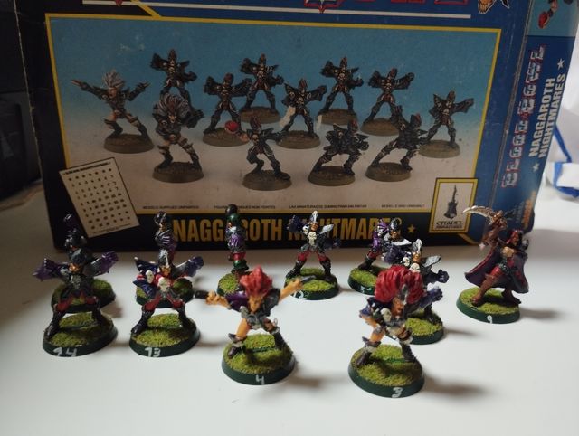 Equipo Elfos Oscuros Blood Bowl Antiguo