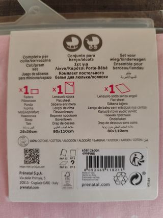 Completo culla/carrozzina Prenatal