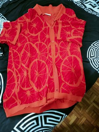 Jersey Zara estampado cítrico