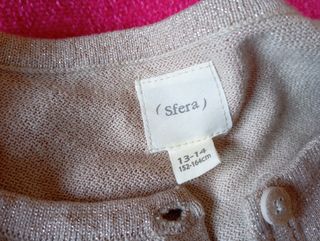 Torera Sfera niña dorada 13-14 años