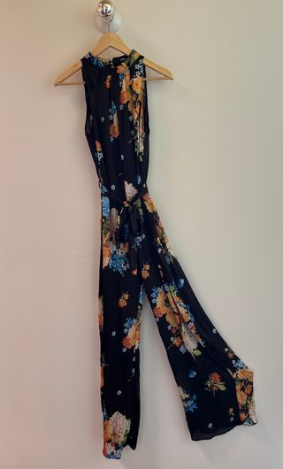 Mono Zara Flores sin Mangas Talla M