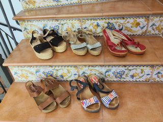 Lote de 5 pares de sandalias
