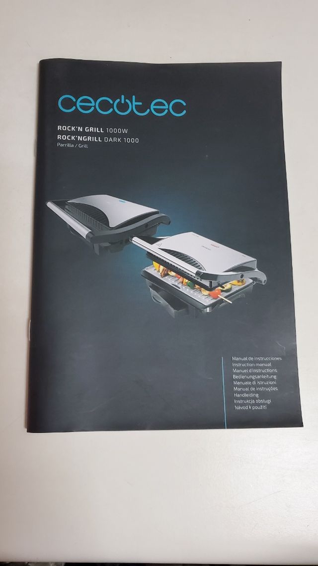 Parrilla eléctrica Cecotec Rock'nGrill 1000W