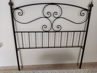 Testiera in ferro battuto nero
