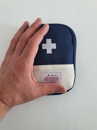 Botiquín medico de viaje 10,5 x 15 cm [Blue]