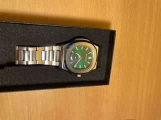 Reloj Maimashi Verde y Plateado