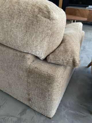 Oportunidad.Sofá de 3 plazas de tela