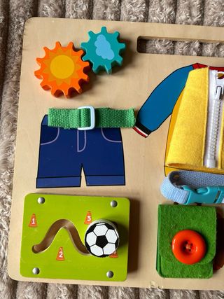 Tabla de actividades sensorial para niños