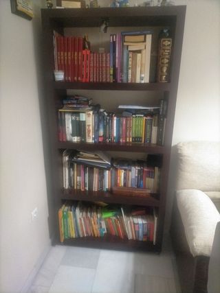 Librería Melanina Marrón 1,87m x 90cm