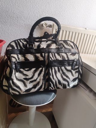Bolso estampado cebra de segunda mano por EUR en