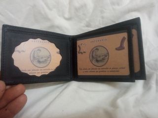 Cartera Americano PortaPlaca Guardia Civil Cuero
