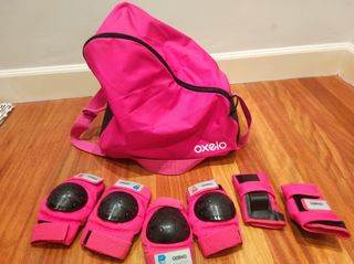 Patines Frozen Ajustables + Bolsa y Protecciones 
