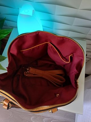 Bolso de mano con estampado